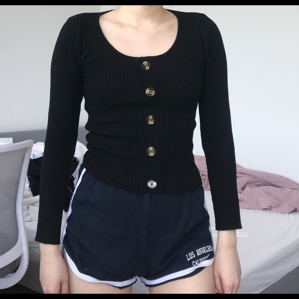 Oak+Fort black cardigan